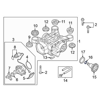 Volkswagen OE - Drive Axle Shaft Lock C-Clip