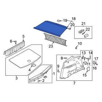 Volkswagen OE - Rear Cargo Cover