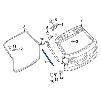 Volkswagen OE - Rear Liftgate Lift Support