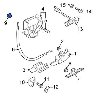 Volkswagen OE - Rear Liftgate Stop Bumper