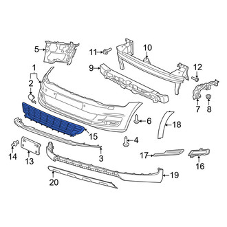 Volkswagen OE - Front Lower Center Grille