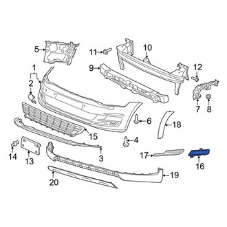 Volkswagen OE - Front Left Fog Light Cover