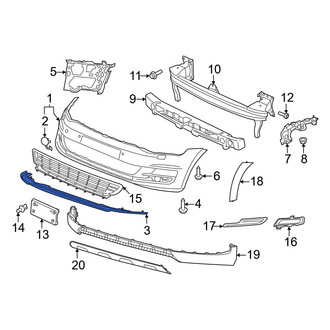 Volkswagen OE - Front Spoiler