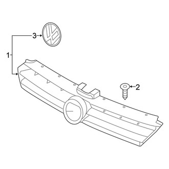 Volkswagen OE - Grille & Components (Limited Edition / S / SE / SEL)