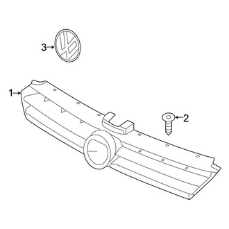 Volkswagen OE - Grille & Components (S / SE / SEL)