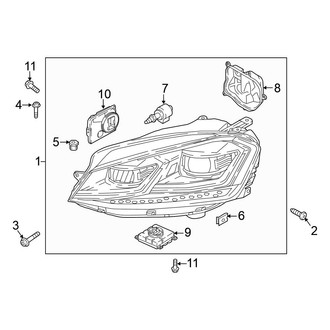 Volkswagen OE - Front Lamps - Headlamps (LED)