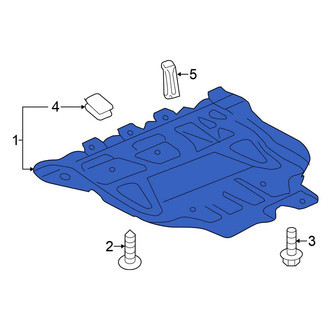 Volkswagen OE - Front Radiator Support Splash Shield