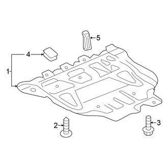 Volkswagen OE - Radiator Support - Splash Shields