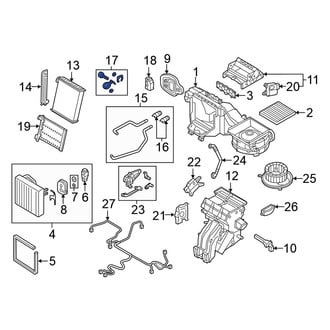 Volkswagen OE - HVAC Heater Return Pipe Gasket