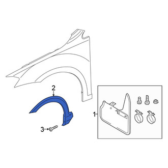 Volkswagen OE - Front Right Fender Flare