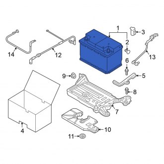 volkswagen tiguan car battery