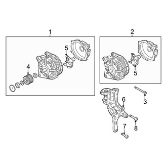 Volkswagen OE - Electrical - Alternator (S / SE / SEL)