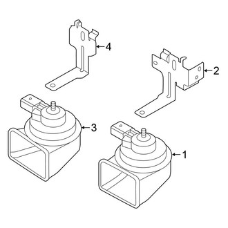 Volkswagen OE - Electrical - Horn