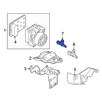 Volkswagen OE - Rear ABS Wheel Speed Sensor