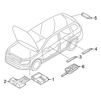 Volkswagen OE - Electrical - Keyless Entry Components