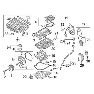 Volkswagen OE - Engine / Transaxle - Engine Parts (1.8L)