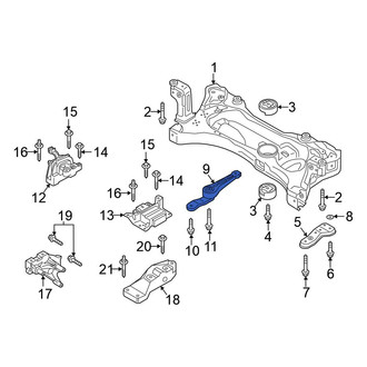 Volkswagen OE - Rear Engine Cradle Bracket