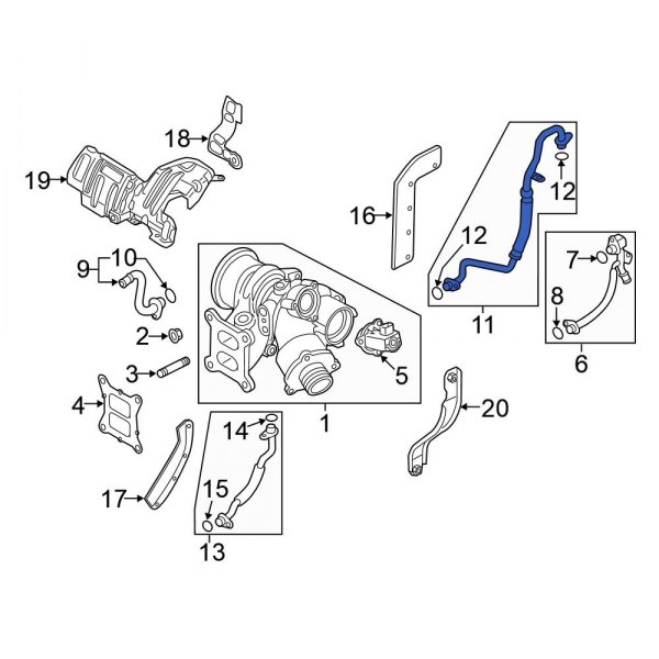 Turbocharger Oil Line