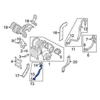 Volkswagen OE - Turbocharger Oil Line