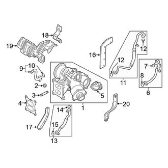 Volkswagen OE - Engine / Transaxle - Turbocharger & Components (1.8L)