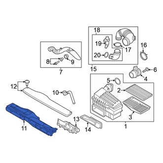 Volkswagen OE - Engine Air Intake Hose