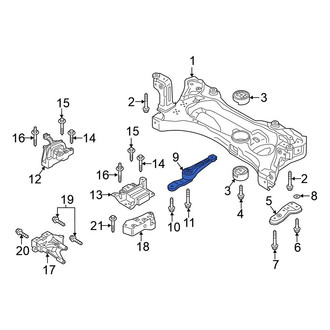 Volkswagen OE - Rear Engine Cradle Bracket