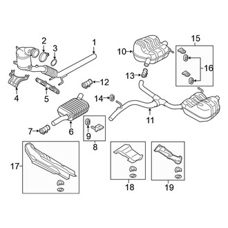 Volkswagen OE - Exhaust System - Exhaust Components