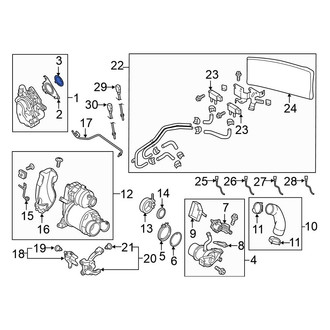 Volkswagen OE - Exhaust Gas Recirculation (EGR) Valve Seal