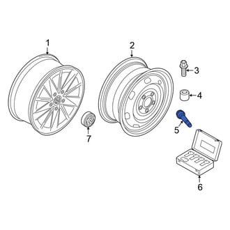 Volkswagen OE - Tire Valve Stem