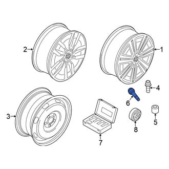 Volkswagen OE - Tire Valve Stem