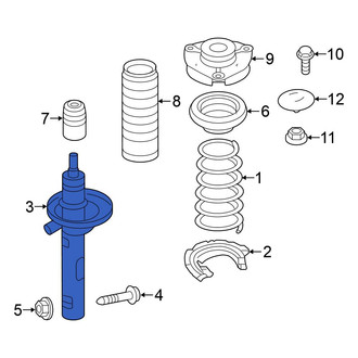 Volkswagen OE - Front Suspension Strut