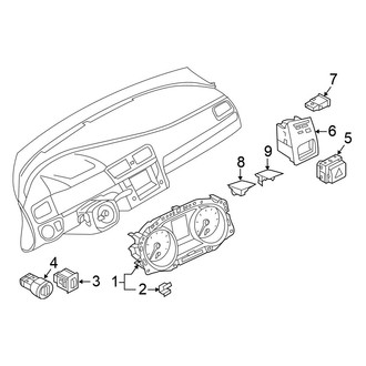 Volkswagen OE - Instrument Panel - Cluster & Switches (S / SE / SEL)