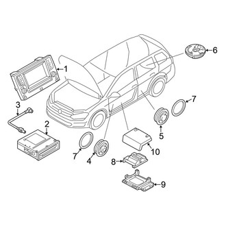 Volkswagen OE - Instrument Panel - Sound System