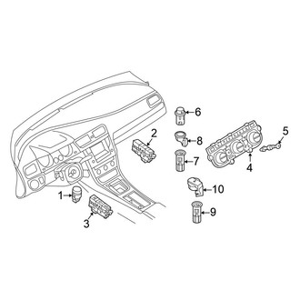 Volkswagen OE - Center Console (Switches), (S / SE / SEL)