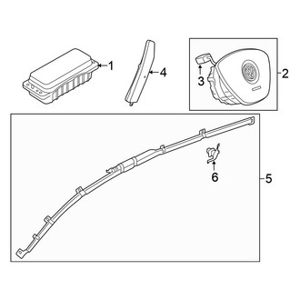 Volkswagen OE - Restraint Systems - Air Bag Components (Air Bags)