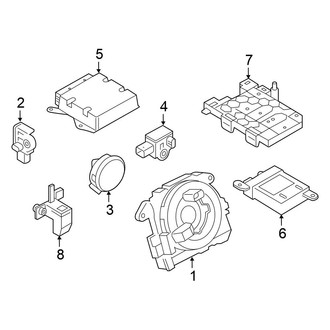 Volkswagen OE - Restraint Systems - Air Bag Components (Modules & Sensors)