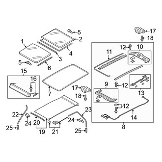 Volkswagen OE - Roof - Sunroof