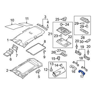 Volkswagen OE - Rear Interior Grab Bar