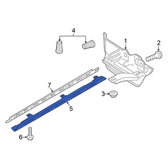 Volkswagen OE - Right Rocker Panel Guard