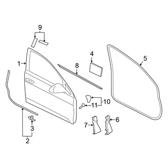 Volkswagen OE - Front Door - Door & Components