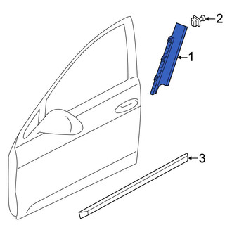 Volkswagen OE - Front Left Door Applique