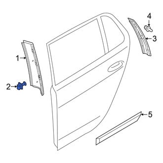 Volkswagen OE - Door Applique Rivet