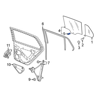 Volkswagen OE - Door Glass Guide Pin