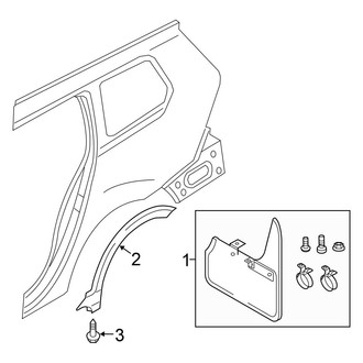 Volkswagen OE - Quarter Panel - Exterior Trim