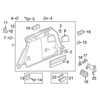 Volkswagen OE - Quarter Panel - Interior Trim (Right Side, Wheelhouse Trim)