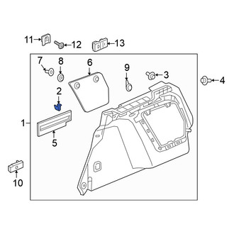 Volkswagen OE - Instrument Panel Reinforcement Clip