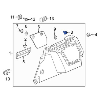 Volkswagen OE - Instrument Panel Reinforcement Clip