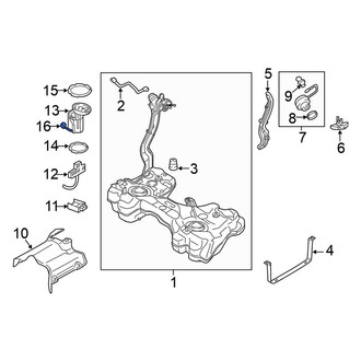 Volkswagen OE - Fuel Sender and Hanger Assembly