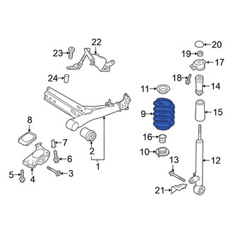 Volkswagen OE - Rear Coil Spring
