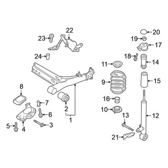 Volkswagen OE - Rear Suspension - Suspension Components (W/O Link Suspension)